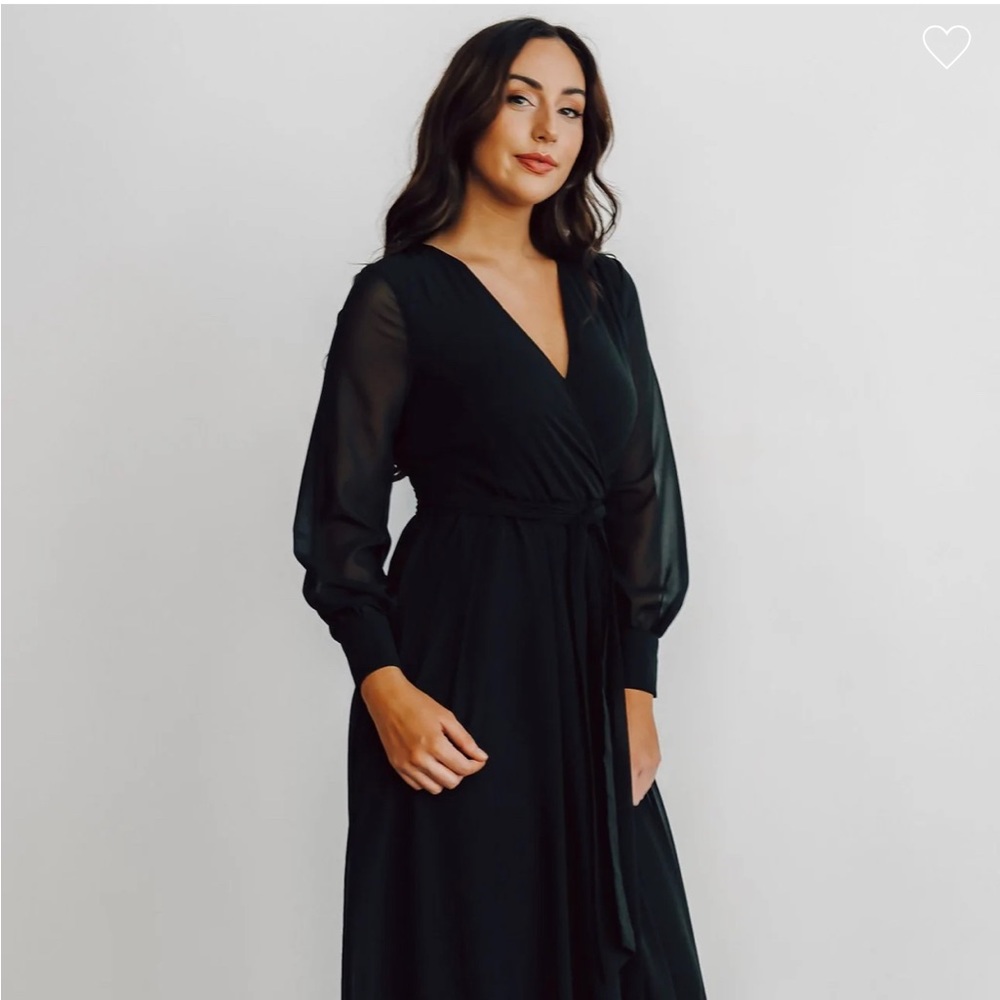 Baltic Born size Medium / Black maxi dress NWOT